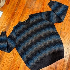 VINTAGE Lenor Romano V-neck Sweater 100% EXTRA FINE WOOL